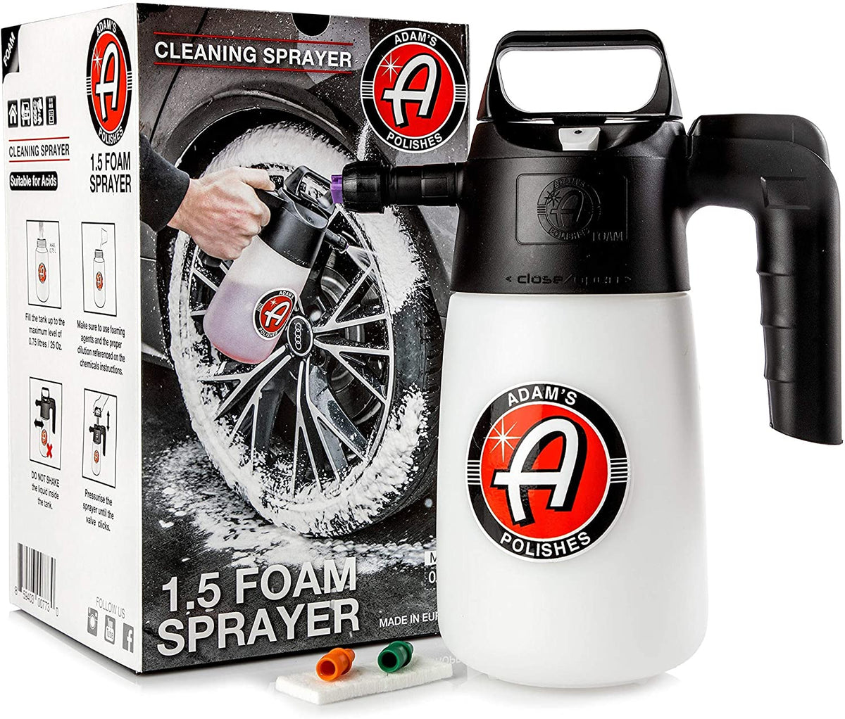 Adams 1.5 Pump Multi Sprayer 35oz - Easy to Use Design - Easily Spray Your  Entire Vehicle With Your Favorite Spray Wax, Detailer, Sealant, Cleaner,  and More (Multi Sprayer)