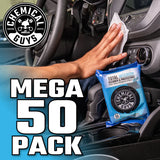 Total Interior Cleaner & Protectant Car Cleaning Wipes Mega 50 Pack