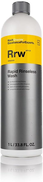 Rapid Rinseless Wash rrw