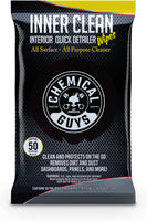 InnerClean Interior Quick Detailer & Protectant Wipes Mega 50 Pack