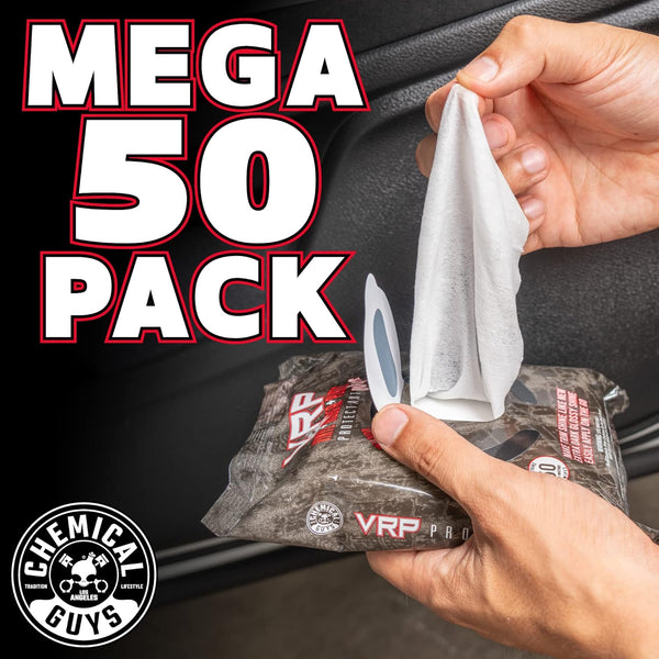 VRP Shine and Protectant Wipes Mega 50 Pack