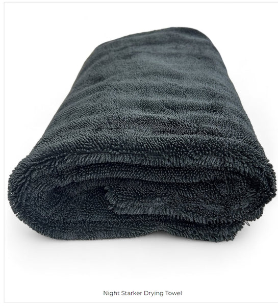 Night Stalker Twisted Loop Drying Towel, 1200 GSM, 24 x 36 inch