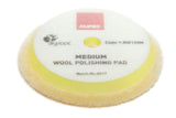rupes yellow medium wool Pad 5"
